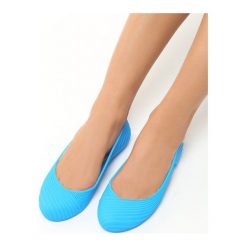 Baleriny damskie: Niebieskie Baleriny Gina