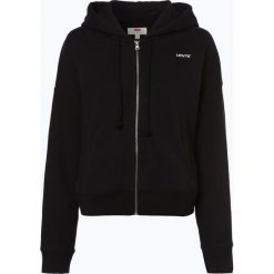 Levi's - Damska bluza rozpinana, czarny. Czarne bluzy damskie Levi's®, s, bez wzorów, bez rękawów, bez kaptura. Za 279,95 zł.
