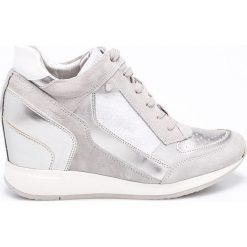 Geox - Buty. Szare buty sportowe damskie Geox, z gumy. W wyprzedaży za 379,90 zł.