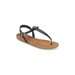 Sandały Casual Attitude IPLEM. Czarne sandały damskie Casual Attitude, bez wzorów, casualowe, bez obcasa, bez zapięcia. Za 109,70 zł.