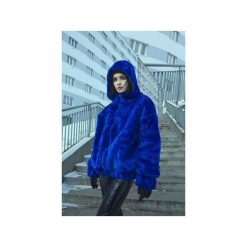 Faka Futro Jacket. Pomarańczowe kurtki sportowe damskie Orientalion, s, z haftami, z materiału, bez kaptura. Za 550,00 zł.
