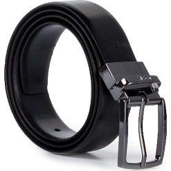 Pasek Męski JOOP! - 7208 22 Black/D'Blue. Niebieskie paski męskie JOOP!, w paski, ze skóry. W wyprzedaży za 199,00 zł.
