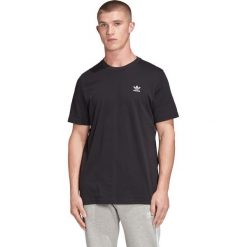 Adidas Originals Trefoil Essentials Koszulka Czarny. Czarne podkoszulki męskie adidas Originals, s, z haftami, z bawełny, z krótkim rękawem. Za 111,95 zł.
