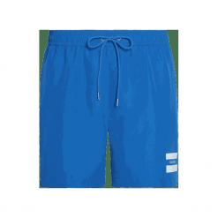 Calvin Klein Męskie szorty kąpielowe KM0KM00430 Medium Drawstring XL niebieskie. Niebieskie kąpielówki męskie Calvin Klein, xl, bez wzorów. W wyprzedaży za 199,00 zł.