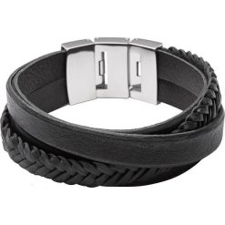 Fossil - Bransoletka. Czarne bransoletki męskie Fossil, ze stali. Za 249,90 zł.