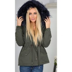 Kurtki damskie: Granat Kurtka Khaki 615