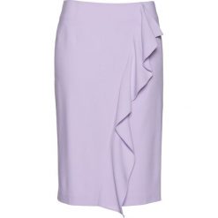 Spódnica z falbanami bonprix fiołkowy bez. Fioletowe spódniczki damskie bonprix, bez wzorów, eleganckie. Za 109,99 zł.
