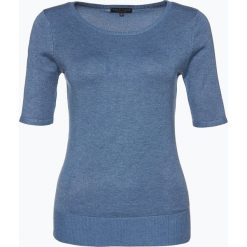 Marie Lund - Sweter damski, niebieski. Niebieskie swetry damskie Marie Lund, bez wzorów, z wiskozy, z krótkim rękawem, krótkie, bez kaptura. Za 129,95 zł.