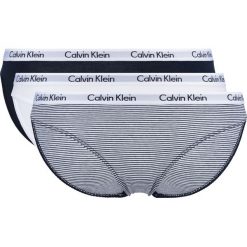Calvin Klein 3-pack Spodenki Czarny Biały. Czarne figi damskie Calvin Klein, xs, bez wzorów, z elastanu. Za 188,95 zł.
