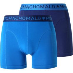 MUCHACHOMALO MEN SHORT SOLID 2 PACK Panty dark blue. Niebieskie bokserki męskie MUCHACHOMALO, z bawełny. Za 169,00 zł.