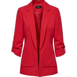 ONLY Damski blazer K ayla 3/4 Anna Blaze r Tlr Mars Red (rozmiar 40). Czerwone kurtki damskie ONLY, bez wzorów. W wyprzedaży za 136,00 zł.