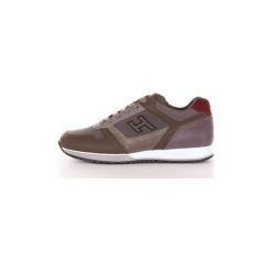 Buty Hogan HXM3210Y860JBV. Zielone trampki męskie Hogan, bez wzorów, bez zapięcia. Za 893,86 zł.