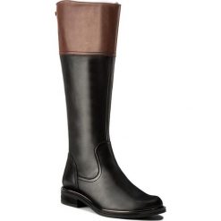 Buty zimowe damskie: Oficerki CAPRICE – 9-25522-29 Blk/Cogn Multi 078