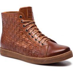 Sneakersy QUAZI - QZ-03-02-000118 105. Pomarańczowe sneakersy męskie marki QUAZI, bez zapięcia. Za 419,00 zł.
