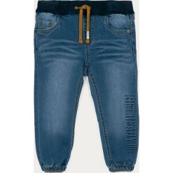 Name it - Jeansy dziecięce 86-110 cm. Niebieskie spodnie chłopięce Name it, bez wzorów, z elastanu. Za 119,90 zł.
