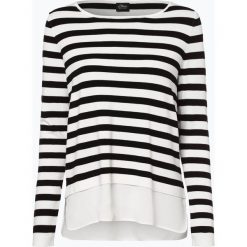 S.Oliver Black Label - Sweter damski, czarny. Czarne swetry damskie marki s.Oliver BLACK LABEL, s, w paski, bez rękawów, bez kaptura. Za 299,95 zł.