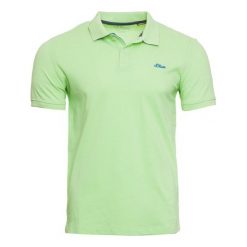 S.Oliver Koszulka Męska Polo Xl Zielona. Zielone koszulki męskie S.Oliver, s, bez wzorów, z bawełny, bez rękawów. Za 79,00 zł.