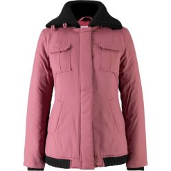 Kurtka zimowa bonprix jasny jeżynowy. Fioletowe kurtki damskie bonprix, na zimę, bez wzorów, z dzianiny, bez kaptura. Za 219,99 zł.