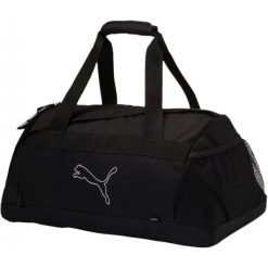 Puma Torba Sportowa Echo Sports Bag Black. Czarne torebki damskie sportowe Puma, w paski, sportowe, bez dodatków. W wyprzedaży za 99,00 zł.