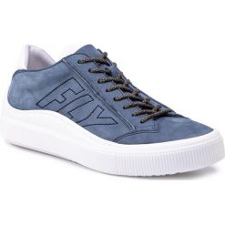 Sneakersy FLY LONDON - Sepafly P601355003 Blue Grey/Offwhite White Sole. Niebieskie sandały damskie Fly London, ze skóry. W wyprzedaży za 399,00 zł.