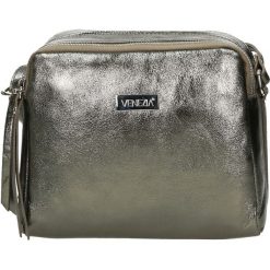 Torba - 4-18-O L PIOM. Szare torebki klasyczne damskie Venezia, ze skóry. Za 259,00 zł.