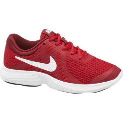 Sneakersy młodzieżowe Nike Revolution 4 GS NIKE czerwone. Czerwona sneakersy damskie Nike, z materiału. Za 179,90 zł.