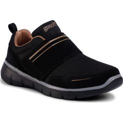 Półbuty GO SOFT - GF19F280A-8 Black. Czarne półbuty męskie GO SOFT, na co dzień, bez wzorów, ze skóry ekologicznej, bez zapięcia. Za 129,99 zł.