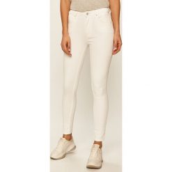 Pepe Jeans - Jeansy Regent. Białe jeansy damskie Pepe Jeans, z podwyższonym stanem. Za 339,90 zł.