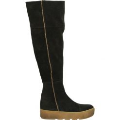 Kozaki - DEMY5 CRO NER. Czarne buty zimowe damskie Venezia, ze skóry. Za 269,00 zł.