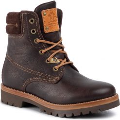 Trapery PANAMA JACK - Panama 03 B73 Napa Marron/Brown. Pomarańczowe trapery damskie Panama Jack, ze skóry, bez obcasa, bez zapięcia. W wyprzedaży za 439,00 zł.