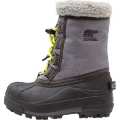 Sorel CUMBERLAND Śniegowce city grey. Szare kozaki dziewczęce Sorel, z tworzywa sztucznego. W wyprzedaży za 181,30 zł.