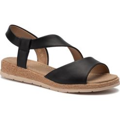 Sandały CLARA BARSON - WS2795-02 Black. Czarne klapki damskie Clara Barson, bez wzorów, ze skóry ekologicznej, bez obcasa. Za 69,99 zł.