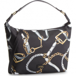 Torebka LAUREN RALPH LAUREN - Chadwick 431743177001 Black Belt 460. Czarne torebki klasyczne damskie Lauren Ralph Lauren, z materiału. Za 599,00 zł.