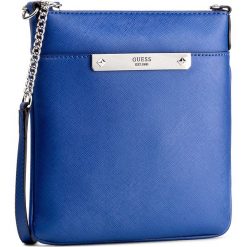 Torebka GUESS - Britta (VY) Mini-Bag HWVY66 93700 BLU. Niebieskie listonoszki damskie marki Guess, z aplikacjami. W wyprzedaży za 199,00 zł.