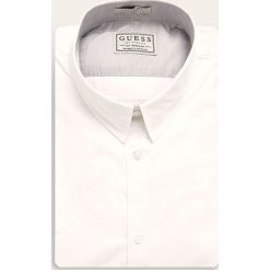 Guess Jeans - Koszula. Czarne koszule męskie Guess Jeans, s, z aplikacjami, z elastanu, klasyczne, z klasycznym kołnierzykiem, z długim rękawem. Za 279,90 zł.
