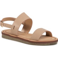 Sandały KEDDO - 807156/02-01E Dark Beige. Brązowe klapki damskie Keddo, bez wzorów, ze skóry ekologicznej, bez obcasa. W wyprzedaży za 79,00 zł.