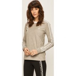 Adidas Originals - Longsleeve. Szare topy damskie adidas Originals, bez wzorów, z elastanu, z okrągłym kołnierzem. Za 149,90 zł.