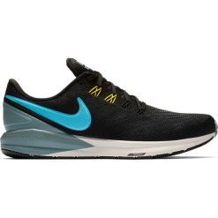 Buty Nike Air Zoom Structure 22 M Niebiesko-Czarne. Niebieskie buty sportowe męskie Nike, na sznurówki, do biegania. Za 349,99 zł.