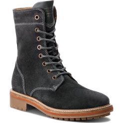 Trapery GANT - Natalie 17543926 Black/Grey G006. Szare trapery damskie GANT, z wełny, bez obcasa, bez zapięcia. W wyprzedaży za 389,00 zł.
