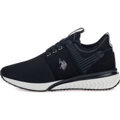 U.S. POLO ASSN. tenisówki męskie Tevez FELIX4048S8/MY2 43 czarne. Czarne trampki męskie U.S. Polo Assn., bez wzorów, bez zapięcia. Za 419,00 zł.