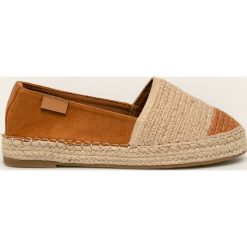 Answear - Espadryle Erynn. Pomarańczowe espadryle damskie ANSWEAR, bez wzorów, z gumy, bez obcasa, na obcasie. W wyprzedaży za 79,90 zł.