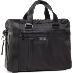 Torba na laptopa GUESS - Dan (Nylon) HMDANN P0313 BLA. Czarne torby męskie skórzane Guess, z aplikacjami, ze skóry ekologicznej. Za 699,00 zł.