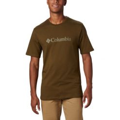 Koszulka T-shirt Columbia CSC Basic Logo 1680053327. Zielone koszulki męskie Columbia, m, bez wzorów, bez kołnierzyka. Za 102,99 zł.