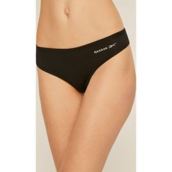 Reebok - Brazyliany. Czarne majtki damskie Reebok, s, z dzianiny. Za 79,90 zł.