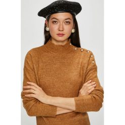 Vero Moda - Sweter Agoura. Pomarańczowe swetry klasyczne damskie marki Vero Moda, s, z elastanu. W wyprzedaży za 99,90 zł.