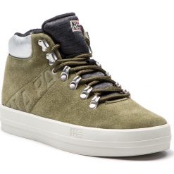 Sneakersy NAPAPIJRI - Dahlia 17733969 Green Musk N751. Zielone półbuty damskie Napapijri, ze skóry. W wyprzedaży za 299,00 zł.