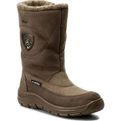 Buty zimowe damskie: Śniegowce MANITU – 991123 Braun 2