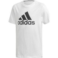 Koszulka adidas Must Haves Badge of Sport DV0815. T-shirty chłopięce Adidas, bez wzorów, z bawełny, z krótkim rękawem. Za 69,99 zł.