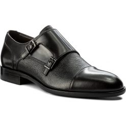 Półbuty BOSS - Bristol 50374081 10182001 01 Black 001. Czarne buty wizytowe męskie Boss, bez wzorów, ze skóry, eleganckie, bez zapięcia. W wyprzedaży za 1109,00 zł.