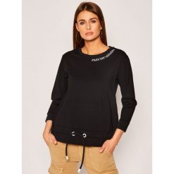 Bluza Emporio Armani 3H2M6L 2JVUZ 0999. Czarne bluzy damskie Emporio Armani, m, bez wzorów, z elastanu, bez rękawów, bez kaptura. W wyprzedaży za 699,00 zł.